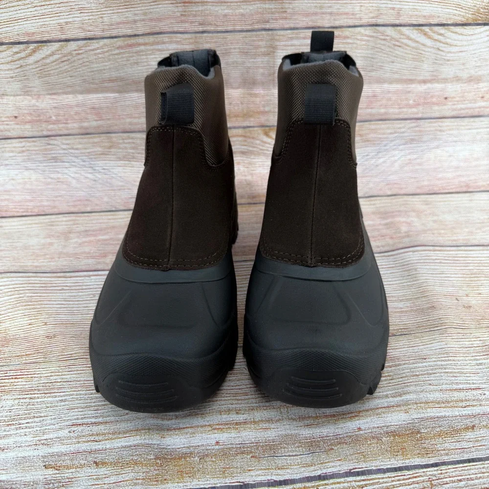 Staheekum Yukon‎ Mens Brown Waterproof Insulated Winter Snow Boots Size 11